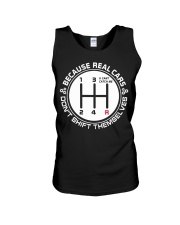Racing Lover Because Real Cars Don't Shift Themselves Unisex Tank tile