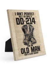 I Ain't Perfect But I Do Have A DD-214 Easel-Back Gallery Wrapped Canvas tile