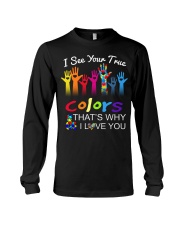 Autism Awareness Hand True Color That's Why I Love You Long Sleeve Tee tile