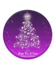 Hope For Cure Circle Ornament Circle Ornament (Porcelain) tile