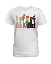 LGBT Pride Gift Be Kind Ladies T-Shirt tile