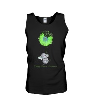 Kidney Disease Awareness Elephant With Sunflower Faith Unisex Tank tile