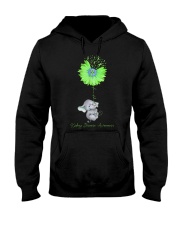 Kidney Disease Awareness Elephant With Sunflower Faith Hooded Sweatshirt tile