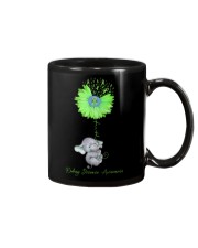 Kidney Disease Awareness Elephant With Sunflower Faith Mug tile