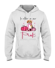 Breast Cancer Awareness Beagle In October We Wear Pink Dog Hooded Sweatshirt tile