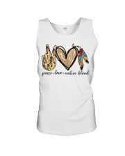 Native American Pride Peace Love Native Blood Unisex Tank tile