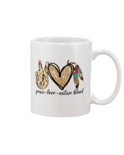 Native American Pride Peace Love Native Blood Mug tile