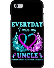 Suicide Prevention Awareness Everyday I Miss My Uncle Phone Case tile