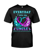 Suicide Prevention Awareness Everyday I Miss My Uncle Premium Fit Mens Tee tile