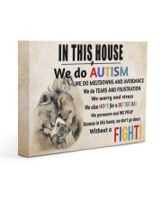 In This House We Do Autism 14x11 Gallery Wrapped Canvas Prints thumbnail