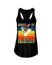 LGBT Pride Gift But Have You Ever Ridden A Cock Ladies Flowy Tank tile