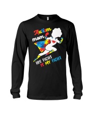 Autism Awareness Gift Autism Mom His Fight Is My Fight Long Sleeve Tee tile