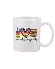 LGBT Pride Gift Peace Love Equality Mug tile