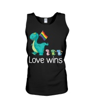 LGBT Pride Gift Dinosaur Family Love Wins Unisex Tank tile
