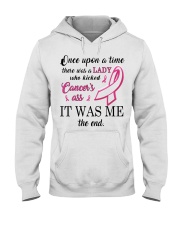 Breast Cancer Awareness There Was Lady Who Kicked Cancer's Asss It Was Me Hooded Sweatshirt tile
