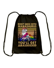 LGBT Pride Gift Don't Mess With Mamasaurus Drawstring Bag tile