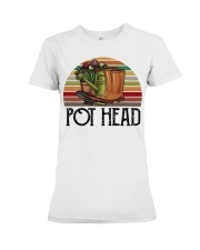 Gift For Gardener Pot Head Premium Fit Ladies Tee tile