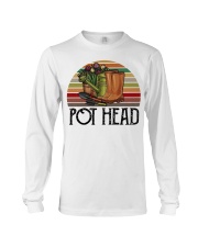 Gift For Gardener Pot Head Long Sleeve Tee tile