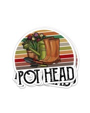 Gift For Gardener Pot Head Sticker - 6 pack (Vertical) front