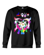 LGBT Pride Gift Hand LGBT Pride Crewneck Sweatshirt tile