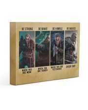 Viking Be Strong Be Brave Be Humble Be Badass 14x11 Gallery Wrapped Canvas Prints thumbnail