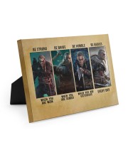 Viking Be Strong Be Brave Be Humble Be Badass 10x8 Easel-Back Gallery Wrapped Canvas thumbnail