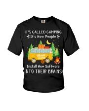 Camping Lover It's Called Camping It's How People Install New Software Youth T-Shirt tile