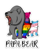 LGBT Pride Gift Papa Bear Sticker tile