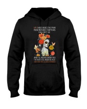 My Smile Hides The Pain I Am A Multiple Sclerosis Warrior Tatoo Girl Hooded Sweatshirt tile
