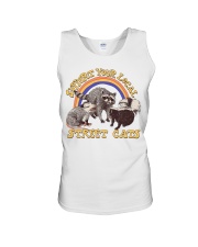 Gift For Raccoon Lover Support Your Local Street Cats Unisex Tank tile