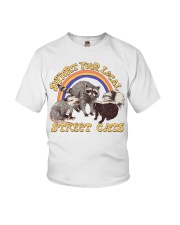 Gift For Raccoon Lover Support Your Local Street Cats Youth T-Shirt tile