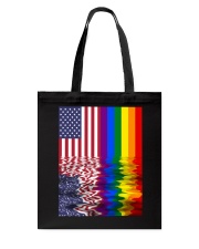 American LGBT Flag Tote Bag tile
