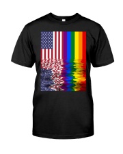 American LGBT Flag Premium Fit Mens Tee tile