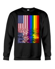 American LGBT Flag Crewneck Sweatshirt tile