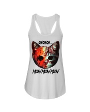 Cat Lover Chchch Meow Meow Meow Ladies Flowy Tank tile