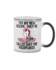 Unicorn Lover Try My New Recipe They're Called Shut The Fucupcakes Color Changing Mug tile
