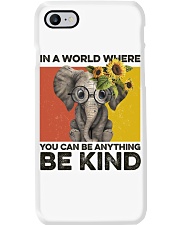 Animal Lover Elephant In A World Where You Can Be Anything Be Kind Phone Case tile