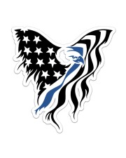 Police Gift USA Flag Eagle Sticker tile