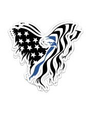 Police Gift USA Flag Eagle Sticker - 6 pack (Vertical) front