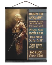 Veteran Gift Born To Fight Trained To Kill Prepared To Die Keep Love Move Fast Hanging Canvas tile