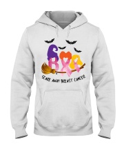Awareness Boo Scare Away Breast Cancer Hooded Sweatshirt tile