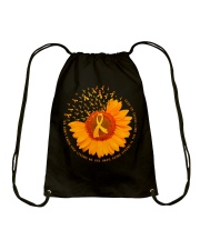 Multiple Sclerosis Awarerness Sunflower We Don't Know How Strong We Are Drawstring Bag tile