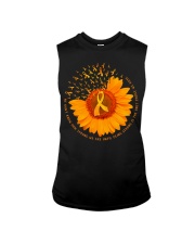 Multiple Sclerosis Awarerness Sunflower We Don't Know How Strong We Are Sleeveless Tee tile