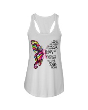 Breast Cancer Is A Journey I Never Planed But Choose To Love Life And Fight Butterfly Ladies Flowy Tank tile
