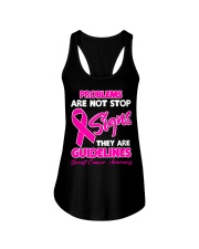 Breast Cancer Awareness Problems Are Not Stop Signs They Are Guidelines Ladies Flowy Tank tile