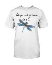 Animal Lover Dragonfly Whisper Words Of Wisdom Premium Fit Mens Tee tile