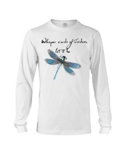 Animal Lover Dragonfly Whisper Words Of Wisdom Long Sleeve Tee tile