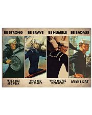 Be Strong When Weak Be Brave When Scared 36x24 Poster front