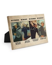 Be Strong When Weak Be Brave When Scared Easel-Back Gallery Wrapped Canvas tile