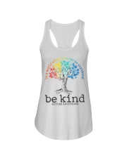 Autism Awareness Tree In A World Where You Can Be Anything Be Kind Ladies Flowy Tank tile